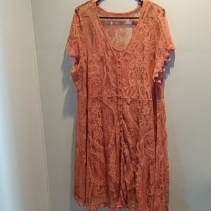 Torrid coral spring dress